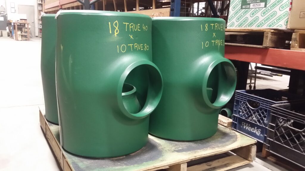 18" True 40 x 10" True 80 Tees Fittings