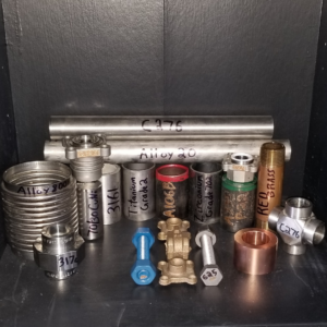 A Sampling of the Metals we Provide to the Industry